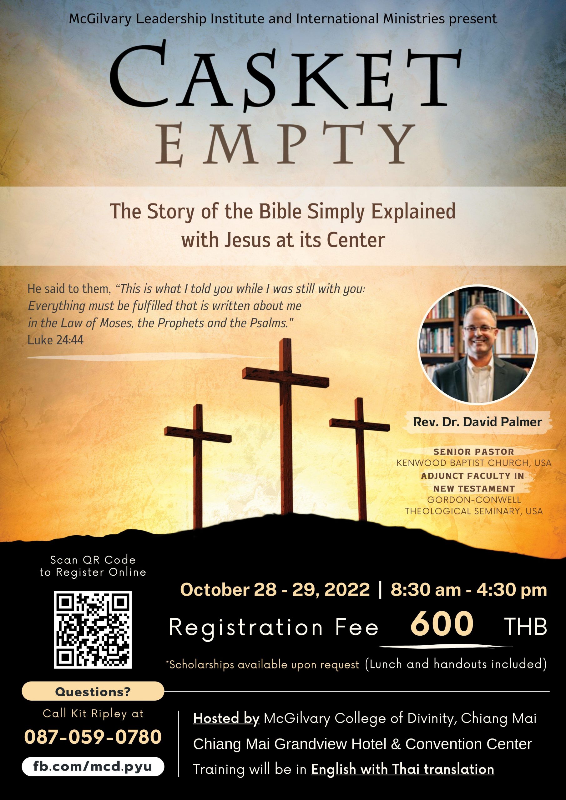 Celebrating the Release of the Thai Edition of the CASKET EMPTY New Testament Study Guide