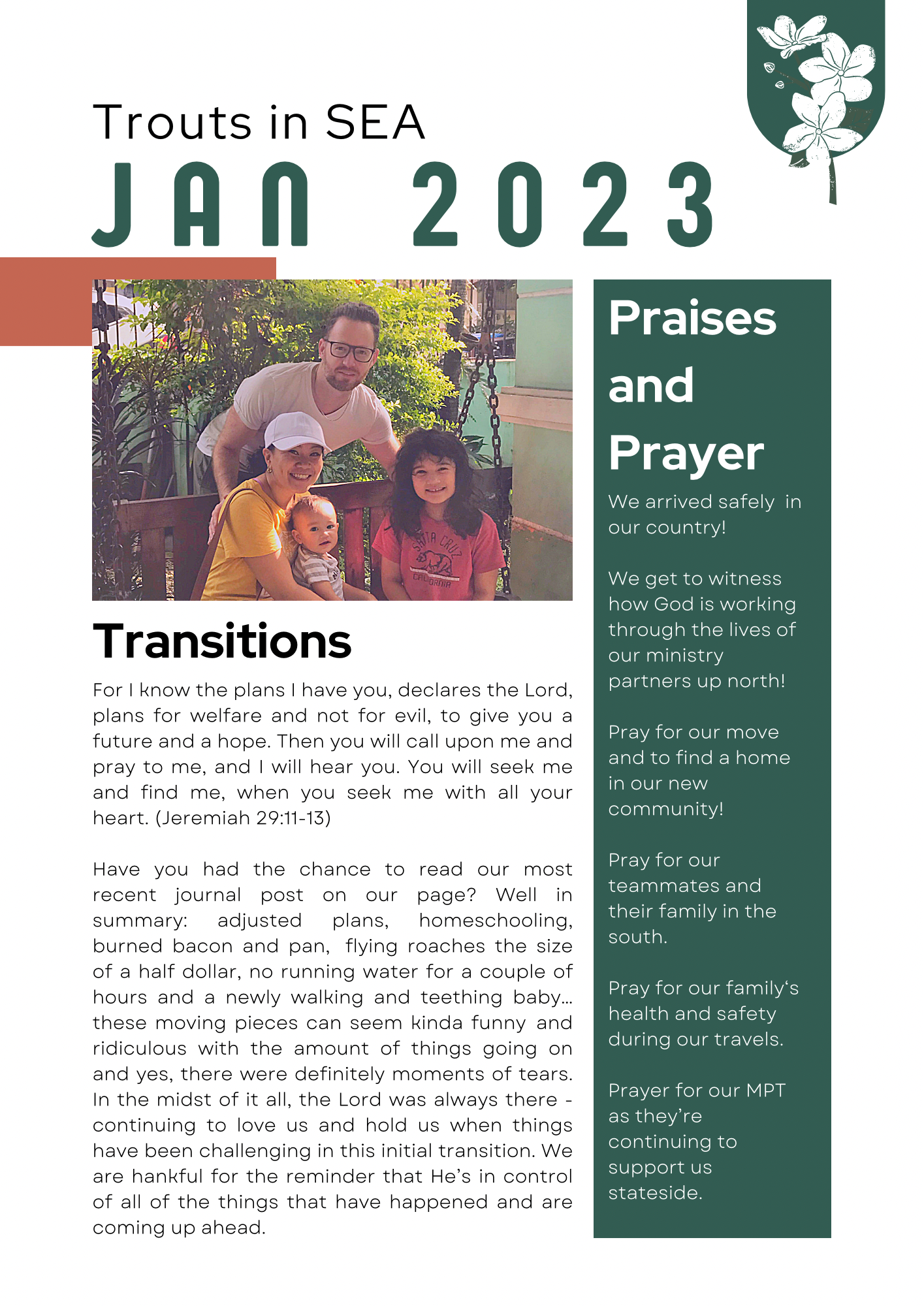 Jan 2023 - Trout Newsletter